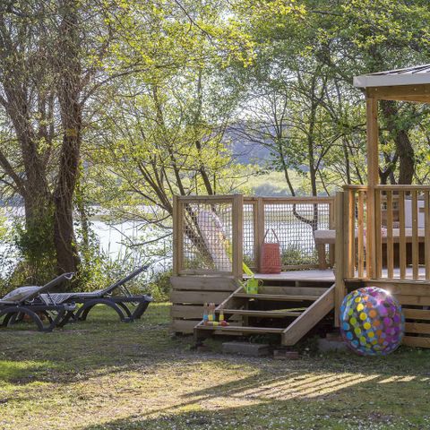 Mobilheim 4 Personen - COTTAGE Roselière 4p 2ch clim PREMIUM