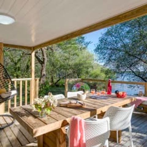 Mobilheim 6 Personen - Cottage Roselière 4p 2ch Clim Premium