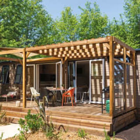 Mobilheim 6 Personen - Cottage 6p 3ch Premium