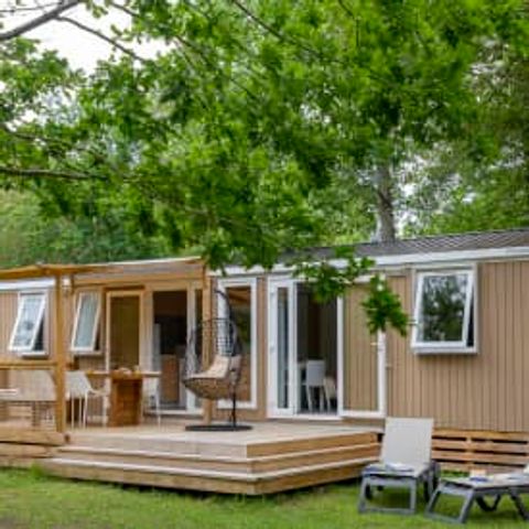 Mobilheim 5 Personen - Cottage Roselière 6p 3ch 2SdB Premium