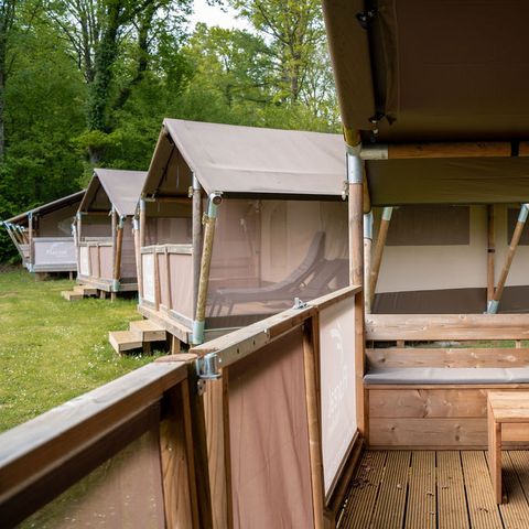 Safarizelt 5 Personen - einschließlich sanitärer Einrichtungen