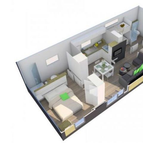 Mobilheim 4 Personen - Loisir Prestige TAOS 35m²