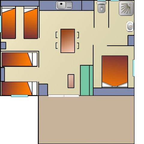 Chalet 6 Personen - Komfort