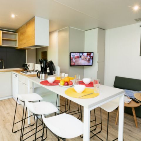 Mobilheim 7 Personen - Sunêlia Prestige 40m², 6-7pl - 3 Schlafz.