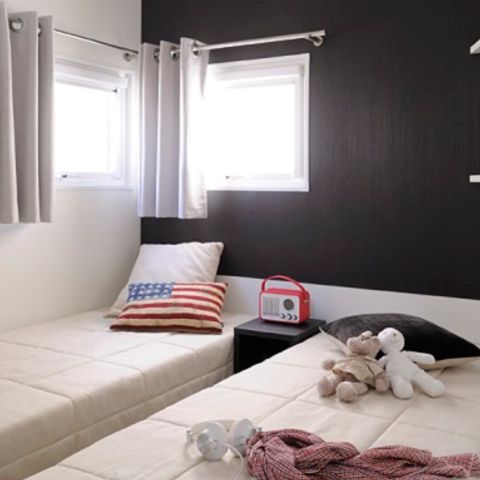Mobilheim 6 Personen - Loisir Prestige Taos 40m² 3 Schlafz.