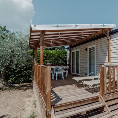 Mobilheim 5 Personen - Cottage Confort 27m², 5pl-2ch