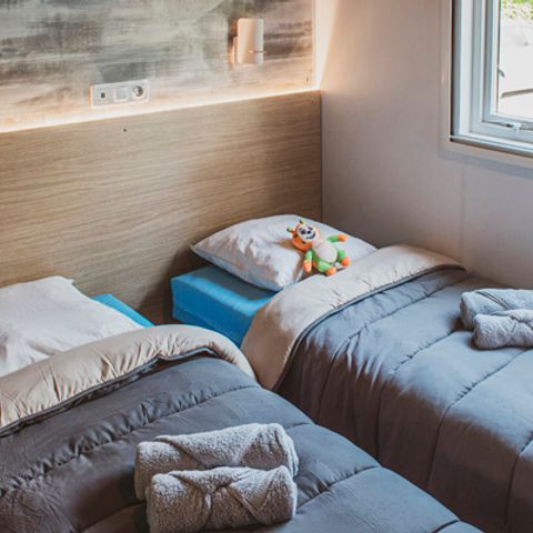 Mobilheim 8 Personen - Sunêlia Luxe Taos Suite 59m², 4 Schlafz.