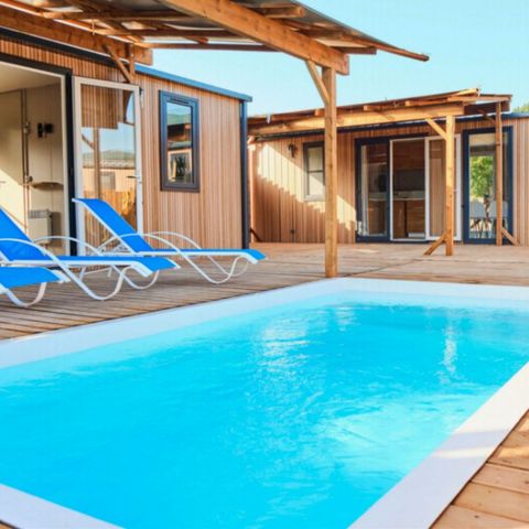 Mobilheim 10 Personen - Sunêlia Luxe Storch 72m², 10pl-5ch
