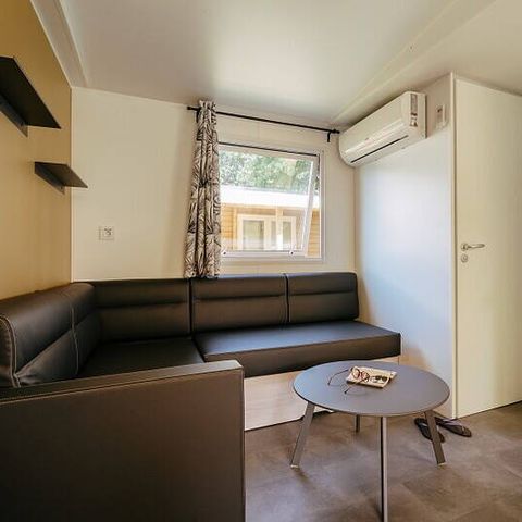 Mobilheim 4 personen - Mobilheim | Premium | 2 Zi. | 4 Pers. | Hochterrasse | 2 Bäder | Klimaanlage | TV