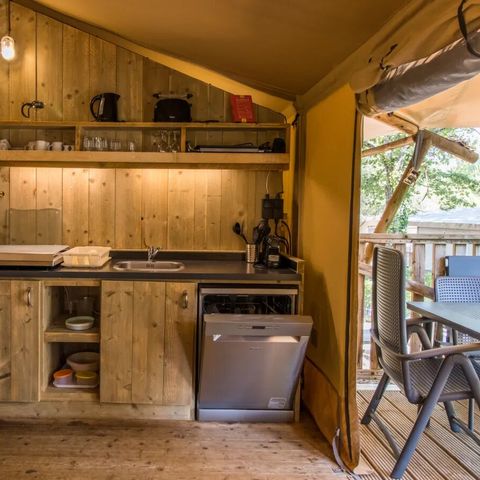 Safarizelt 6 personen - Lodgetent Premium XL