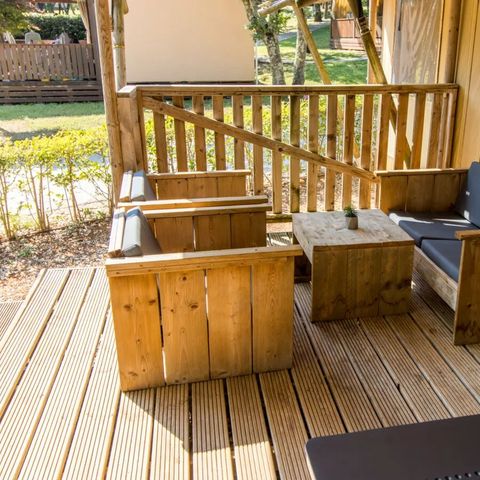 Safarizelt 6 personen - Lodgetent Premium XL
