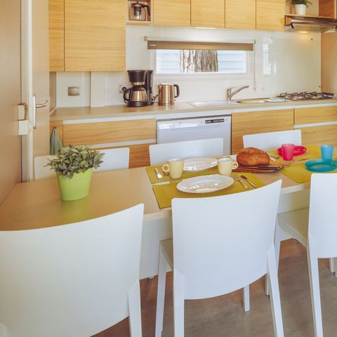 Mobilheim 6 personen - Premium 3 Schlafzimmer 2 Bäder ohne TV