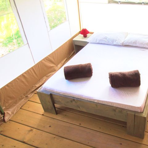 Safarizelt 5 personen - Safarizelt + Sanitär