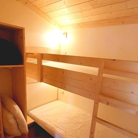 Chalet 4 Personen - Bois Confort 24m² 2 Zimmer + überdachte Terrasse + TV 4 Pers.
