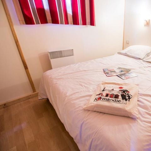 Chalet 4 Personen - Bois Confort 24m² 2 Zimmer + überdachte Terrasse + TV 4 Pers.