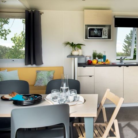 Mobilheim 8 Personen -  Komfort 3 Zimmer 2sdb 39m²