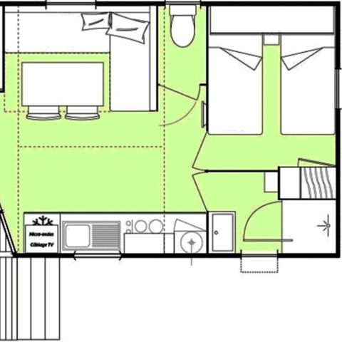 Mobilheim 6 Personen - MH PREMIUM 2