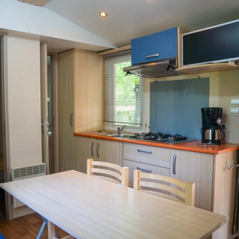 Mobilheim 5 Personen - Aqua 2 Schlafzimmer 4 Erwachsene und 1 Kind Halboffene Terrasse Clim TV