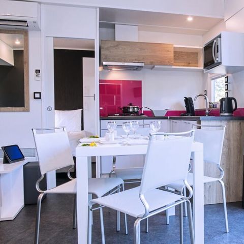 Mobilheim 4 Personen - Cottage VIP 3 Zimmer 4 Personen Klimatisiert + TV