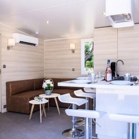 Mobilheim 4 Personen - Cottage VIP 3 Zimmer 4 Personen Klimatisiert + TV