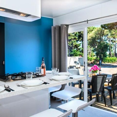 Mobilheim 6 Personen - Cottage VIP 4 Zimmer 6 Personen Klimatisiert + TV