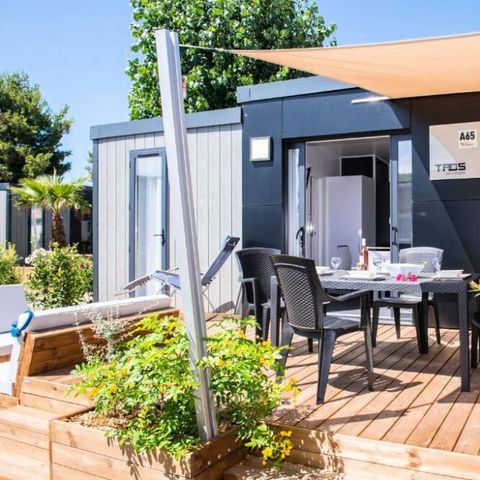 Mobilheim 6 Personen - Cottage VIP 4 Zimmer 6 Personen Klimatisiert + TV
