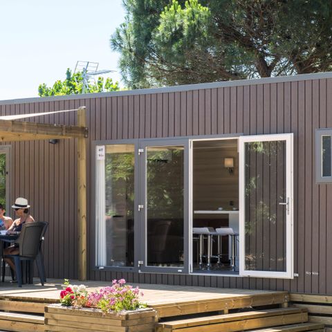 Mobilheim 6 Personen - VIP-COTTAGE 3 ZIMMER
