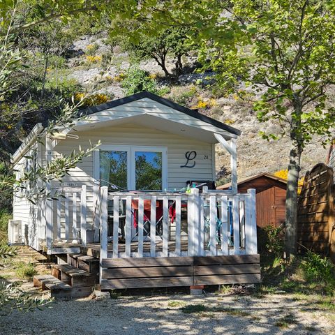 Mobilheim 2 Personen - Cottage Confort - Klimatisiert - 1 Zimmer