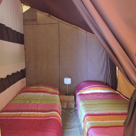 Safarizelt 4 Personen - Zelt Lodge Aventure - 2 Zimmer