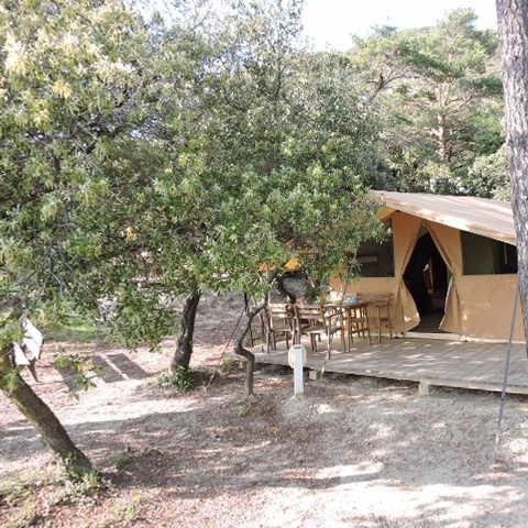 Safarizelt 4 Personen - Zelt Lodge Aventure - 2 Zimmer