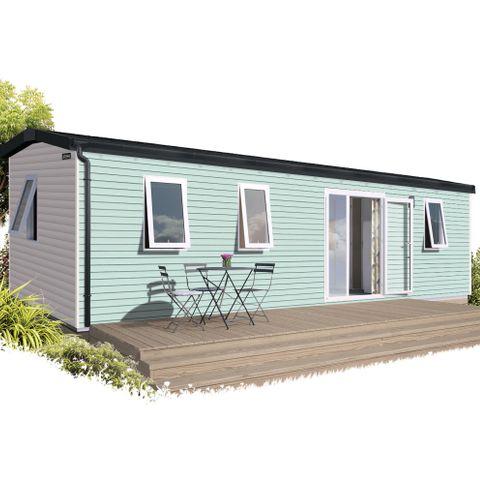 Mobilheim 6 Personen - 4 Zimmer 6 Personen + TV