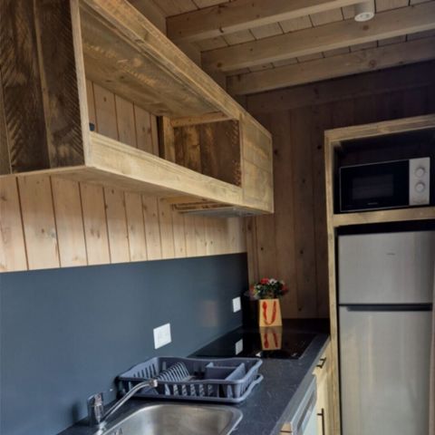 Mobilheim 5 Personen - Cottage Premium 2 Zimmer 4 Pers. Blick auf Weinberge