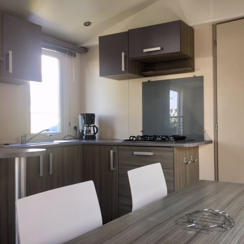 Mobilheim 4 Personen - Loisir Confort 2 Schlafz. 4pers. - 25m2 Terrasse Sonnenschirm - SAM