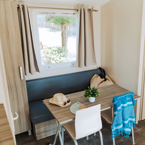 Mobilheim 4 Personen - Loisir Confort 2 Schlafz. 4pers. - 25m2 Terrasse Sonnenschirm - SAM