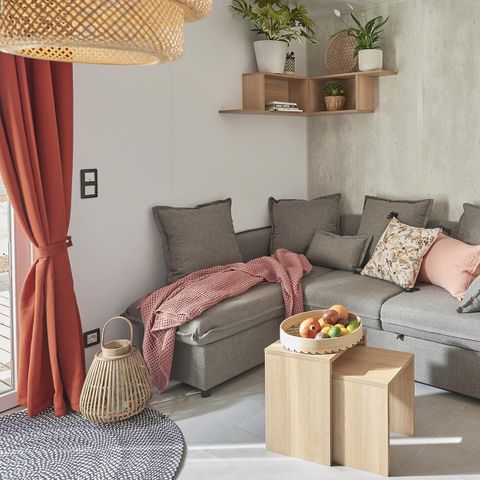 Mobilheim 4 Personen - Sunêlia Prestige 2 Zi. 4 Pers. - 34 m2 - Überdachte Terrasse - SAM