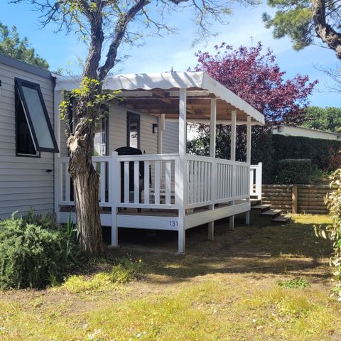 Mobilheim 6 Personen - Cottage Confort 3Sch. 6Pers - 35m2 Überdachte Terrasse - SAM