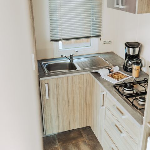 Mobilheim 4 Personen - Loisir Confort 2 Schlafz. 4pers. - 25m2 Terrasse Sonnenschirm - DIM