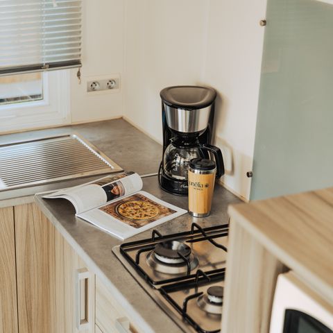 Mobilheim 4 Personen - LOISIR CONFORT 2ch/4p - 25m² - Überdachte Terrasse - DIM