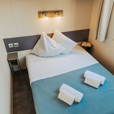 Mobilheim 4 Personen - LOISIR CONFORT 2ch/4p - 25m² - Überdachte Terrasse - DIM