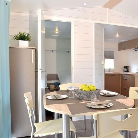 Mobilheim 4 Personen -  COTTAGE CONFORT 2Zi / 4P - 30m² - Überdachte Terrasse - DIM