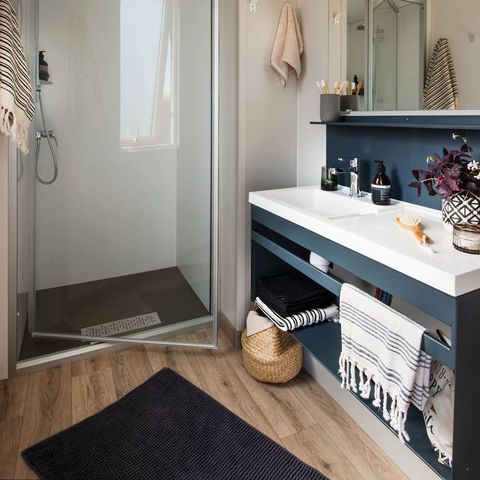 Mobilheim 6 Personen - COTTAGE CONFORT 3Zi / 6P - 35m² - Überdachte Terrasse - DIM