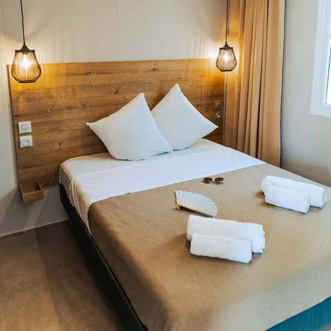 Mobilheim 6 Personen - COTTAGE CONFORT 3Zi / 6P - 35m² - Überdachte Terrasse - DIM