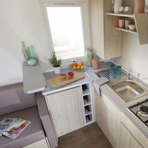 Mobilheim 6 personen - Mobilheim | Comfort XL | 3 Zi. | 6 Pers. | Erhöhte Terrasse | Klima.