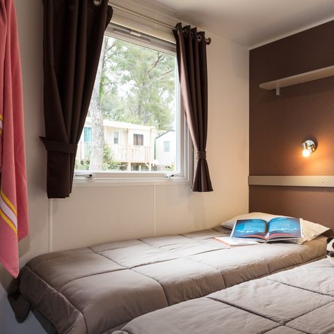 Mobilheim 6 personen - Comfort | 3 Zi. | 6 Pers. | Erhöhte Terrasse | Clim.