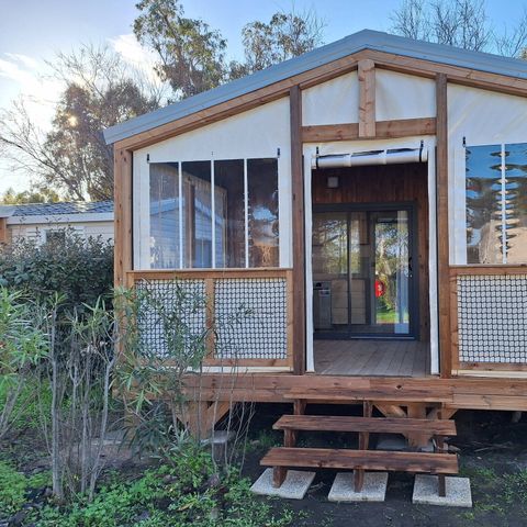 Chalet 5 personen - Chalet | Comfort | 2 Zi. | 5 Pers. | Einfache Terrasse | 1 Bad | Klimaanlage