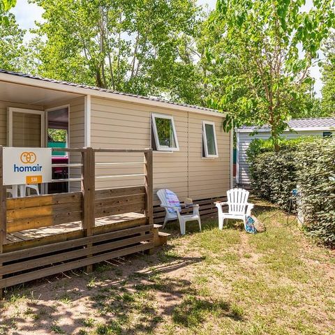 Mobilheim 4 personen - Mobilheim | Premium | 2 Zi. | 4 Pers. | Einfache Terrasse | Klima.