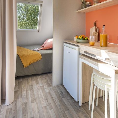 Safarizelt 4 Personen - Coco Chrono 20m² - 2 Zimmer mit Sanitäranlagen 1/4 pers.