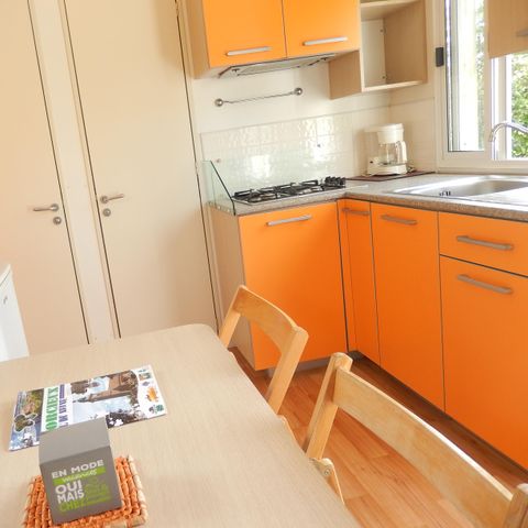 Mobilheim 4 Personen - MH2 Tanne mit Sanitäranlagen