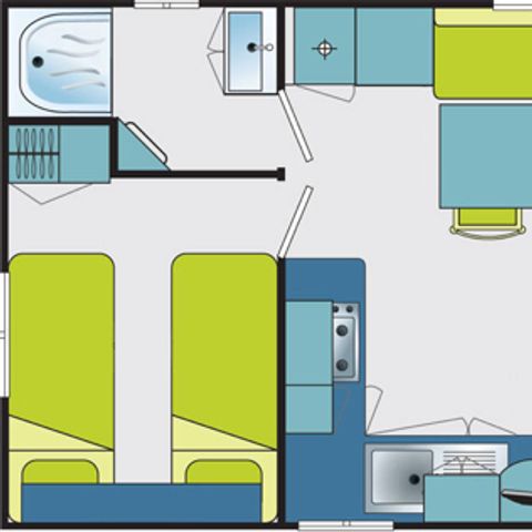 Mobilheim 4 personen