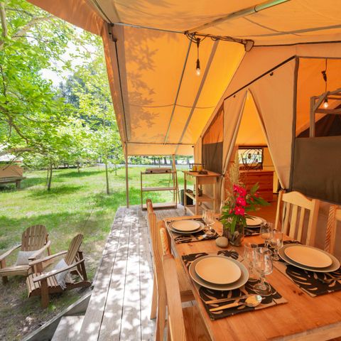 LODGE 4 Personen - Ecolodge ohne Sanitäranlagen für 4 Pers. (2 Zimmer)